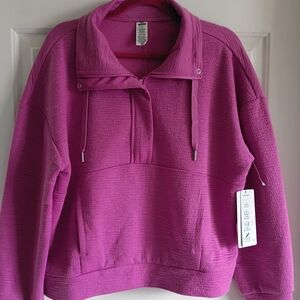 Cozy Women's Raspberry Pullover Top